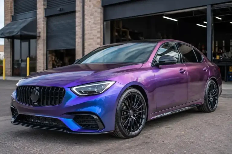 How Much Does It Cost to Wrap a Car? 2 How much does it cost to wrap a car — freshly wrapped sedan example
